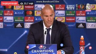 Declaraciones de Zidane tras el partido frente al @SportingClubePortugal Zidane