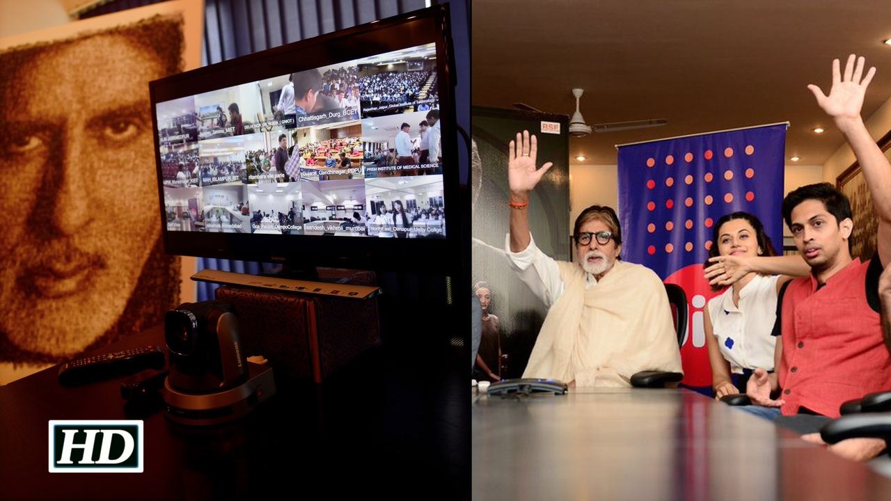 Big B Creates A RECORD Connects Live With 350000 Students