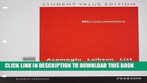 [PDF] Microeconomics, Student Value Edition Plus NEW MyEconLab with Pearson eText -- Access Card