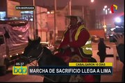Marcha de sacrificio: pobladores llegan a Lima tras 10 días de cabalgata desde Chepén