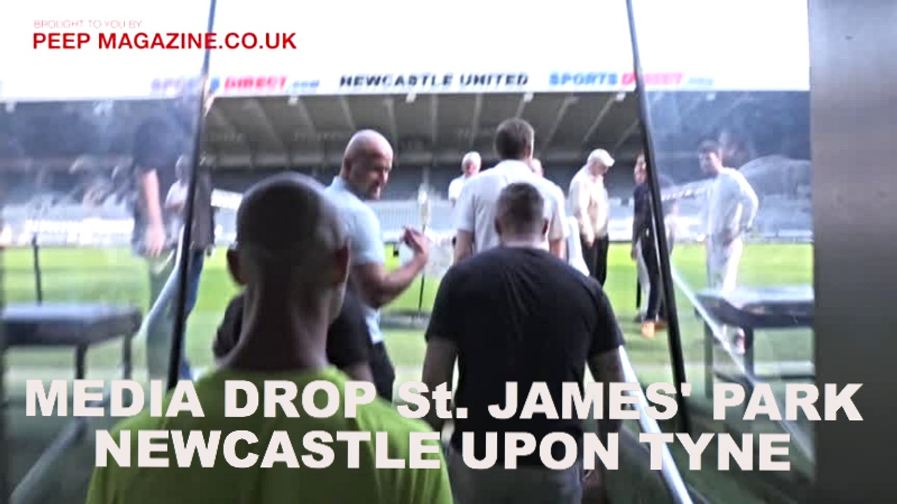SHOWDOWN St. JAMES' PARK MEDIA DROP / PROFESSIONAL BOXING COMES TO NEWCASTLE / PEEP MAGAZINE