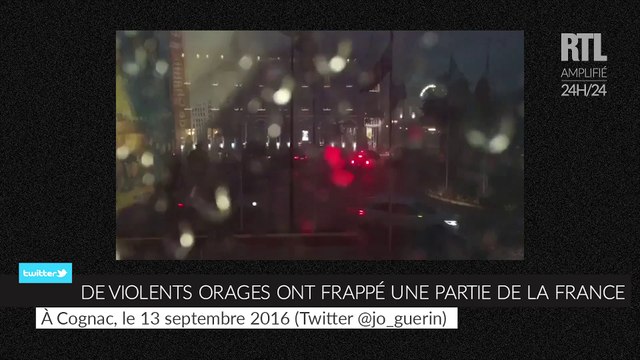 ZAP - Les images impressionnantes des orages