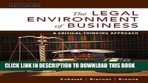 [PDF] The Legal Environment of Business: A Critical Thinking Approach (8th Edition) Popular