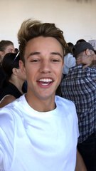 Cameron Dallas just stole our phone at Michael Kors @michaelkors @camerondallas #NYFW #CameronDallas #MichaelKors