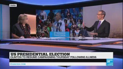 US elections, is Hillary Clinton health a turning point in the campaign?