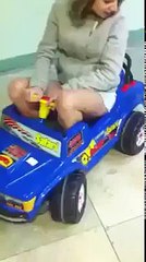 Dont Play With Small Children Toys - Funny Accident - Dont Be Over Confident