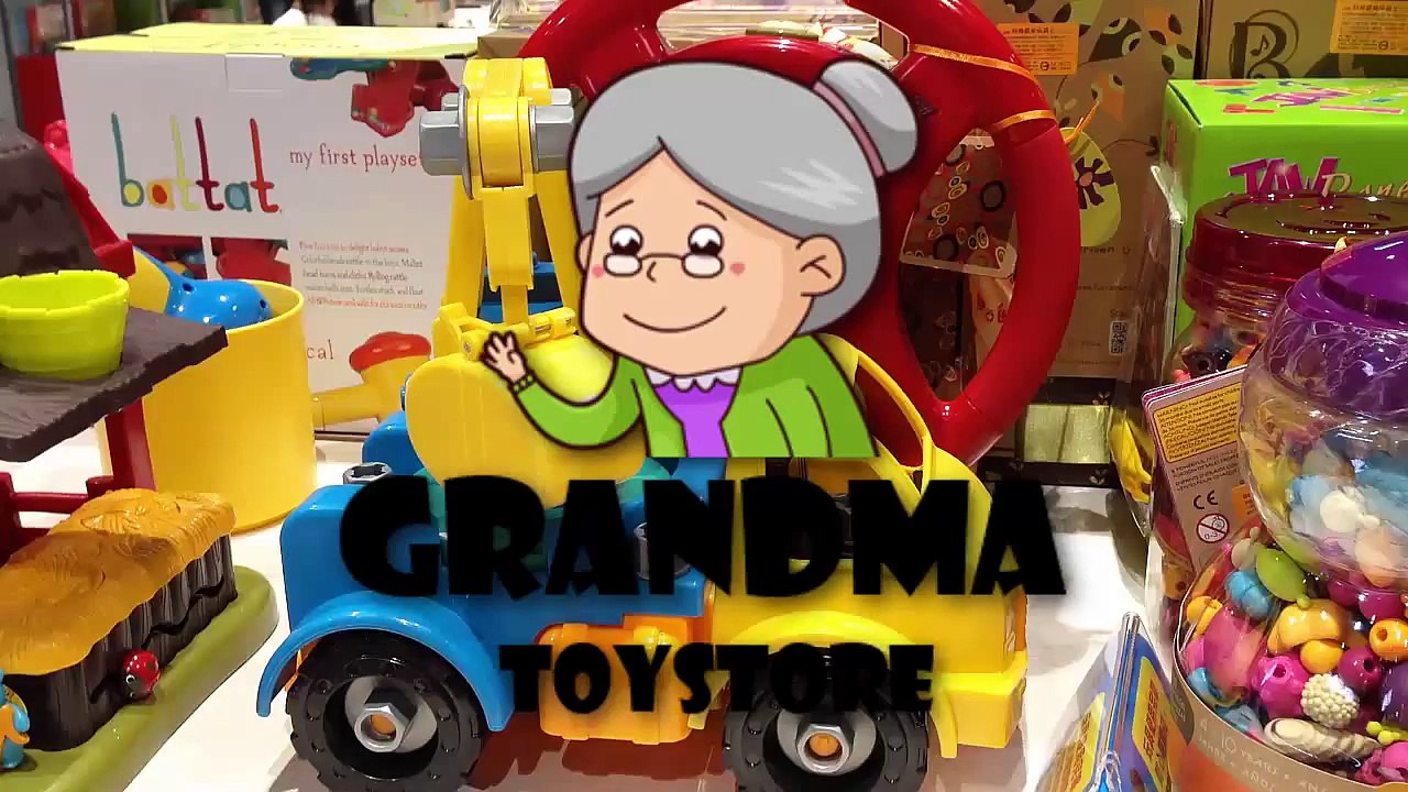 Unboxing TOYS Review/Demos - WOW Construction baby toy truck with crane screws pickup cargo