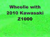 Kawasaki Z1000  stunt Show top speed test review sound crash