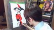 Speed Drawing Marker 40 min Harley Quinn