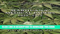 [PDF] Marijuana: Medical Papers, 1839-1972 (Cannabis: Collected Clinical Papers) Popular Colection