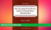 different   The Licensing Exam Review Guide in Nursing Home Administration: 1000 Test Questions