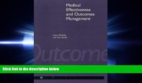 complete  Medical Effectiveness and Outcomes Management: Issues, Methods, and Case Studies (J-B