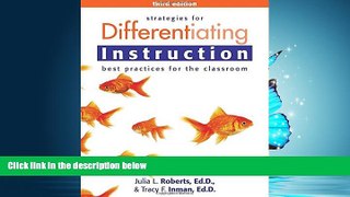 Enjoyed Read Strategies for Differentiating Instruction: Best Practices for the Classroom