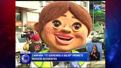 Campaña “Te queremos a salvo” promete reducir accidentes