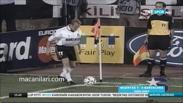 [HD] 19.09.2000 - 2000-2001 UEFA Champions League Group H Matchday 2 Beşiktaş 3-0 Barcelona