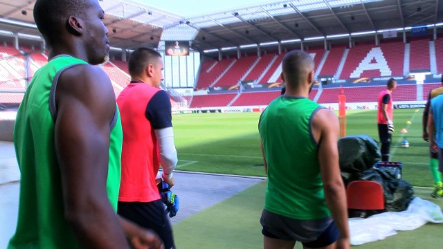 Les Verts découvrent l'Opel Arena