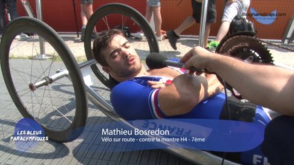 Mathieu Bosredon - 7ème contre la montre vélo sur route H4 - Jeux Paralympique Rio 2016