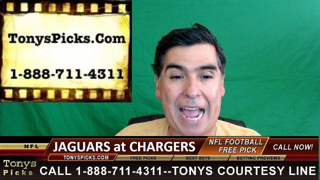 San Diego Chargers vs. Jacksonville Jaguars Free Pick Prediction NFL Pro Football Odds Preview 9-18-2016