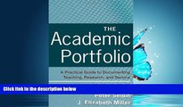 Online eBook The Academic Portfolio: A Practical Guide to Documenting Teaching, Research, and