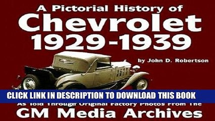 [PDF] Chevrolet History : 1929-1939 (Pictorial History Series No. 1) (Pictorial History of