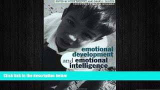 Big Deals  Emotional Development And Emotional Intelligence: Educational Implications  Best Seller