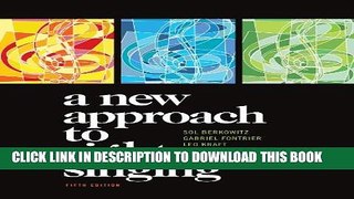 [PDF] A New Approach to Sight Singing (Fifth Edition) Popular Online