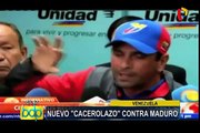 Venezuela: nuevo ‘cacerolazo’ contra Nicolás Maduro