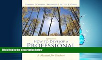 Popular Book How to Develop A Professional Portfolio: A Manual for Teachers (5th Edition)