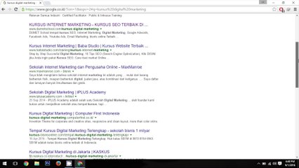 kursus digital marketing website dan seo dumet school depok