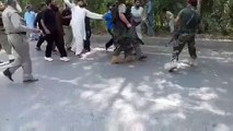 Exclusive Video of Army Officers Beating Traffic Police Officers