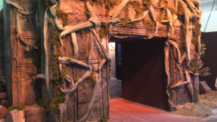 Visite de l'exposition "À la découverte des neuf dragons du Mékong" à la foire de Caen