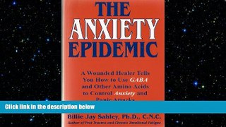 Big Deals  The Anxiety Epidemic  Best Seller Books Best Seller