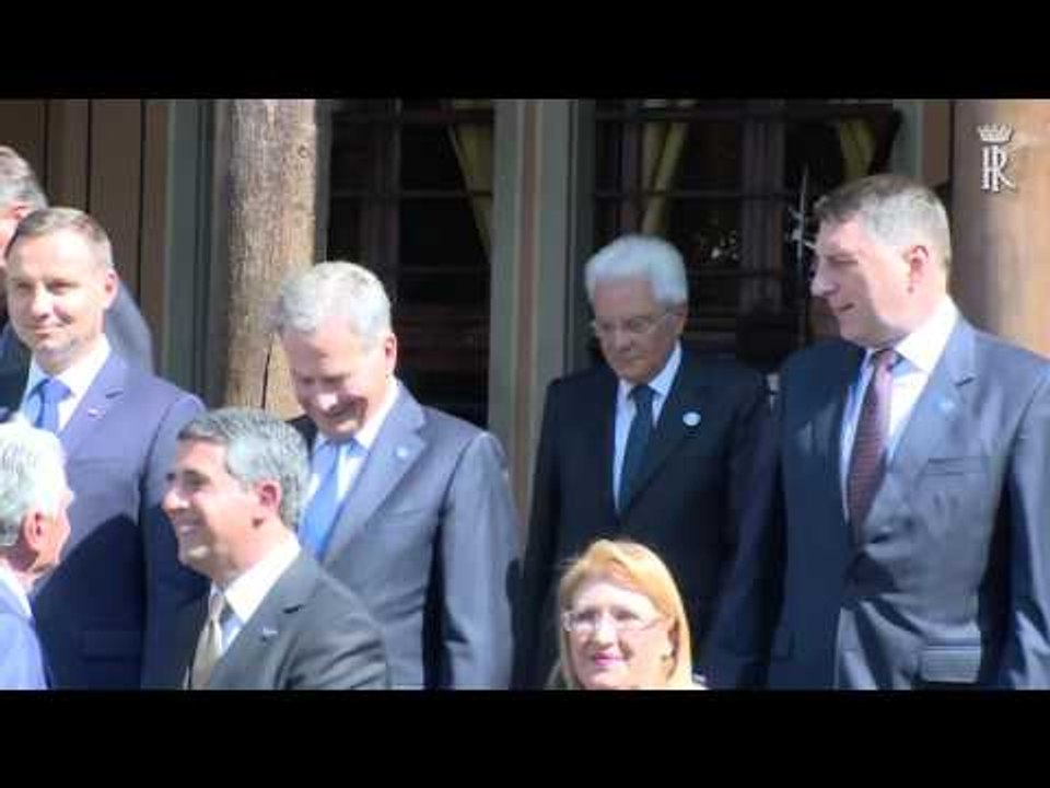 Roma - Mattarella al vertice dei Capi di Stato del Gruppo Arraiolos (14.09.16)