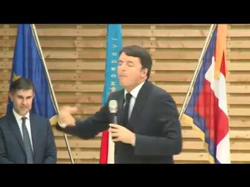 Mondovì (CN) - Renzi interviene al Nuovo Polo scolastico  (14.09.16)