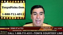 TCU Horned Frogs vs. Iowa St Cyclones Free Pick Prediction NCAA College Football Odds Preview 9/17/2016