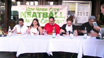 NYC meatball contest held for Italian earthquake victims