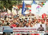 Venezuela: ciudadanos se movilizan contra fraude de la oposición