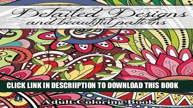 [PDF] Detailed Designs and Beautiful Patterns (Sacred Mandala Designs and Patterns Coloring Books