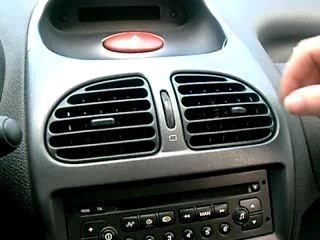 Demontage aeration central sur 206