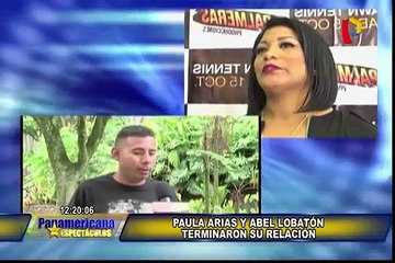 Paula Arias y Abel Lobatón terminaron su relación