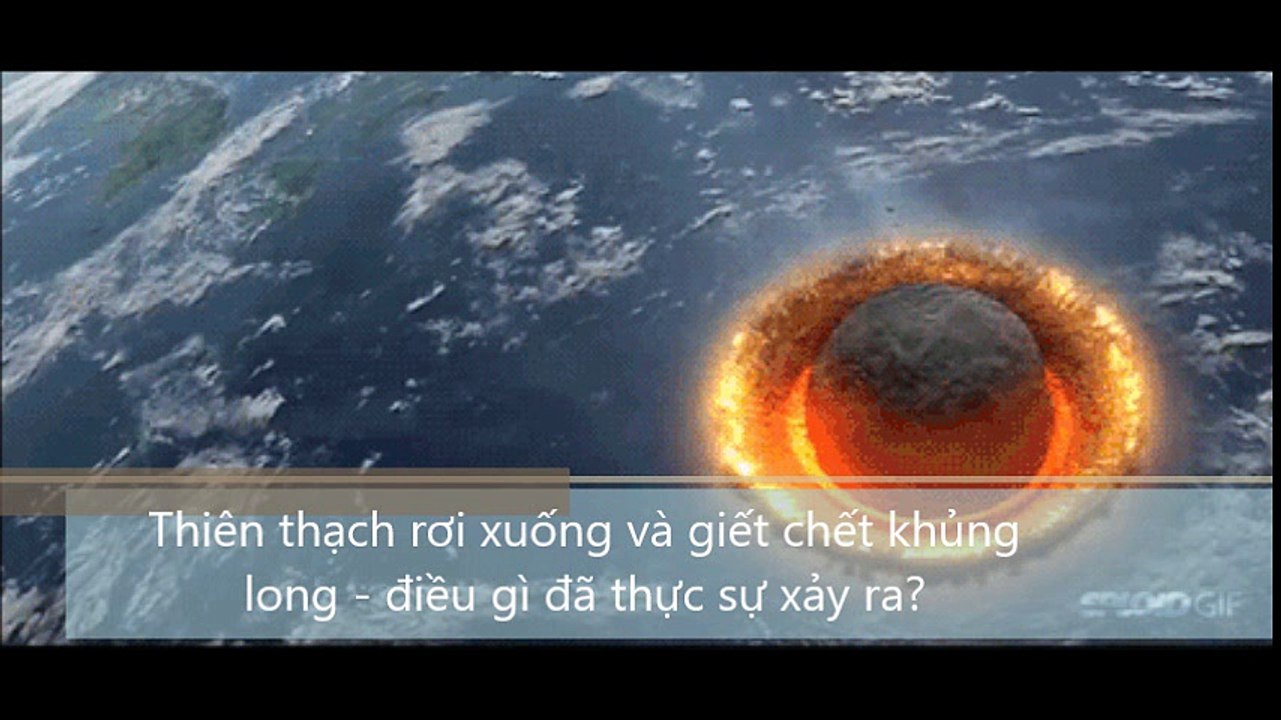 Thiên thạch rơi xuống và giết chết khủng long , điều gì đã thực sự xảy ra