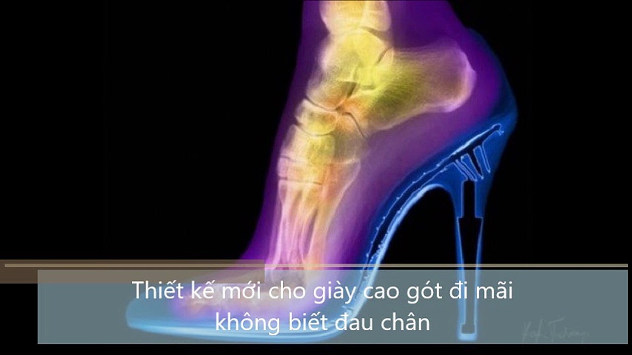 Thiết kế mới cho giày cao gót đi mãi không biết đau chân