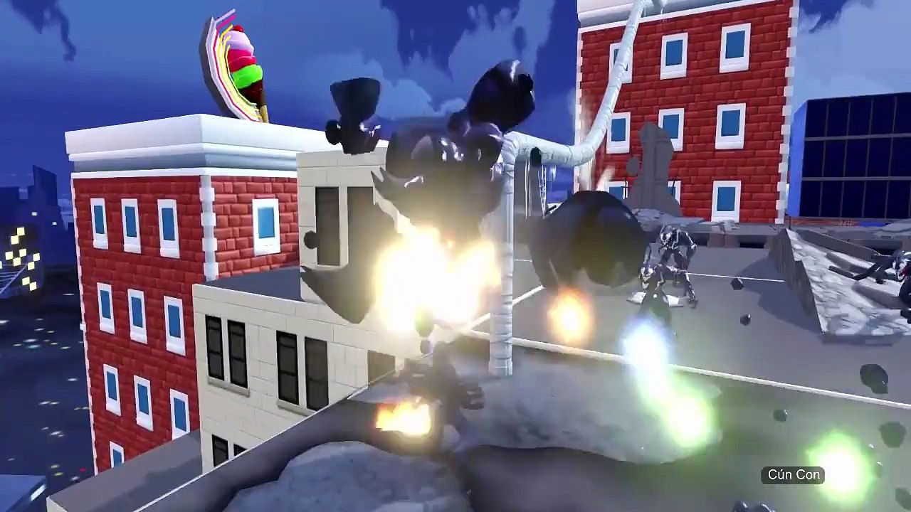 Người Nhện Spiderman và Người Khổng Lồ Hulk Giải Cứu Nữ Hoàng Băng Giá Frozen 2016