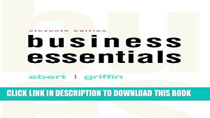 [PDF] Business Essentials (11th Edition) Popular Colection