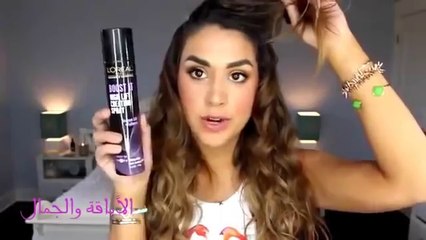 تسريحة شعر للسهرات Hairstyle for Nightlife