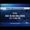 Deuda pública del país sobrepasó los USD 35 millones, según Finanzas