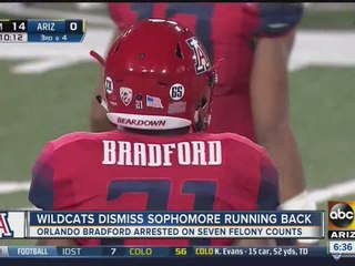 UA football player dismissed from program after arrest