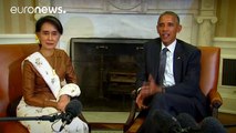 La promessa di Obama a San Suu Kyi: stop alle sanzioni contro il Myanmar