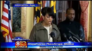 Baltimore Mayor press conference about April 25 2015 riot (missing introductions at start)