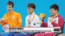 Jo Gi-seung records Korea's first ever double-gold in swimming